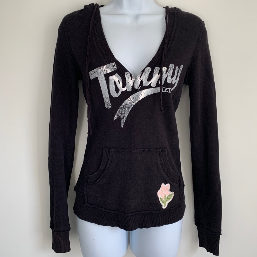 Tommy Jeans Black Hoodie Sweatshirt